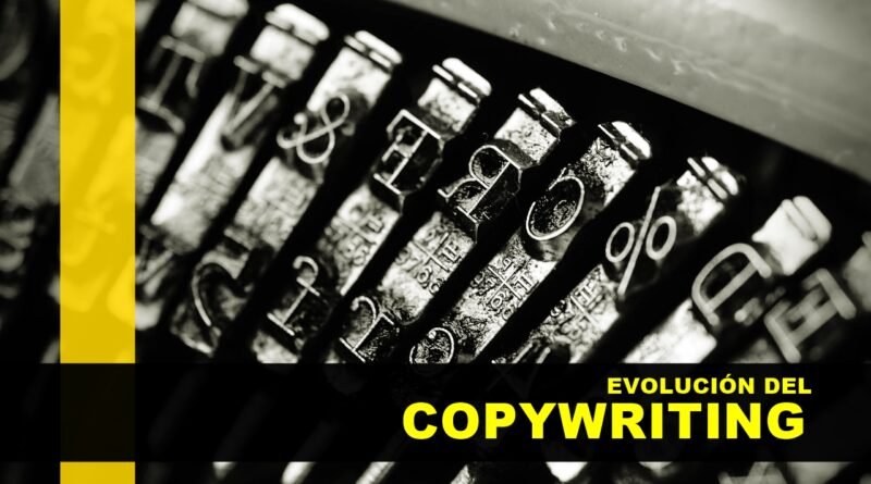 Los martillos de una antigua máquina de escribir como muestra de la evolución del copywriting