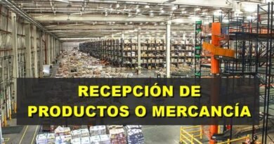 Recepción de productos y mercancías