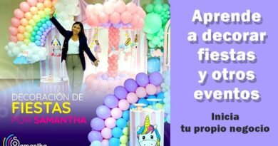 ¿Quieres aprender a decorar fiestas?