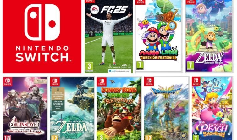 Juegos para Nintendo Switch en Amazon