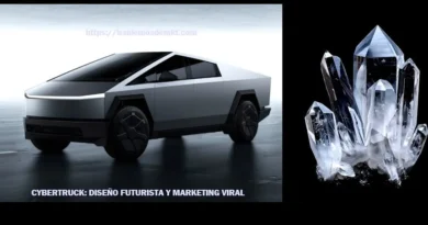 Esculpido en cristal de roca, el Cybertruck posee un diseño futurista
