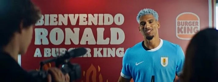 burguer king ronald araújo